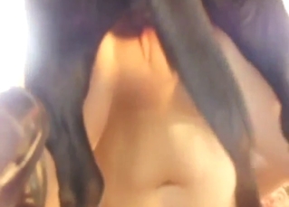 Black dog in a zoo XXX movie with doggystyle