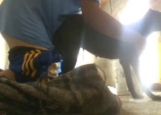 Skinny and slutty dog taking that nice dick