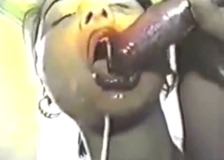 Bestiality sex gets crazy with a sloppy brunette